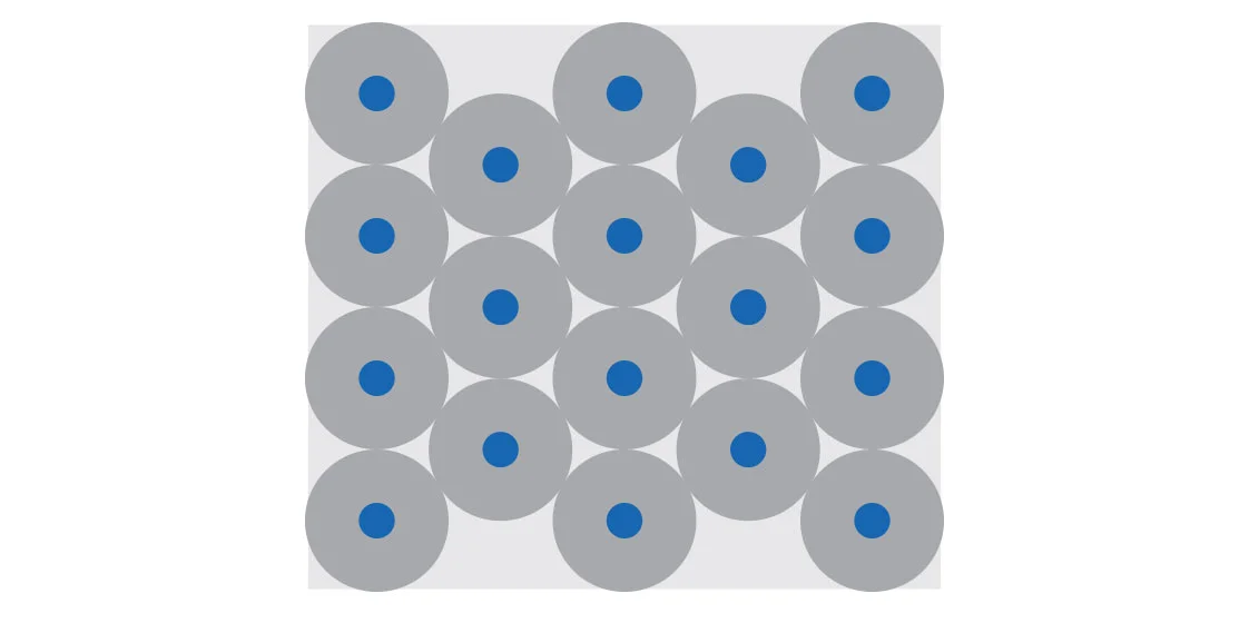 Pallet orientation for bulk tubes
